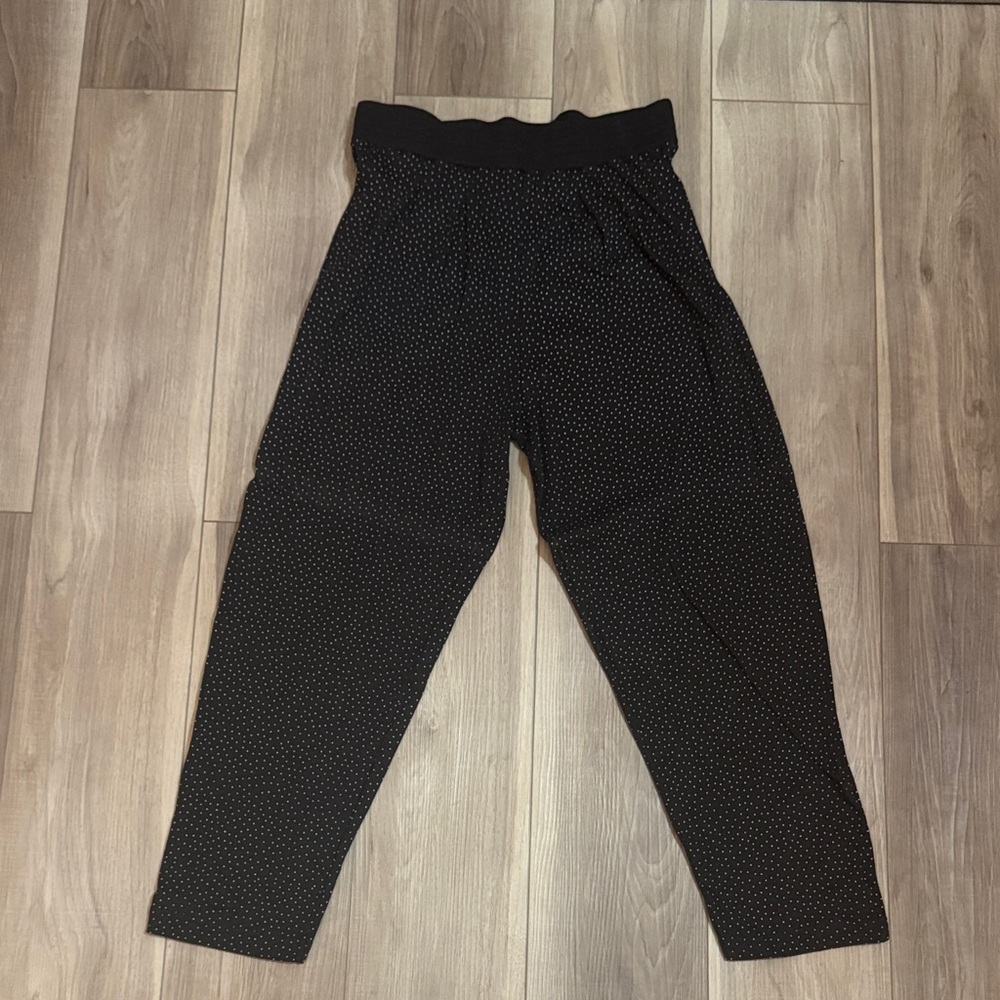Black Polka Dot Women's Joggers